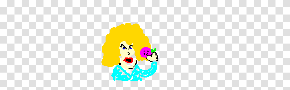 Angry Dolly Parton Eats Suspicious Fruit Drawing, Performer, Face, Leisure Activities Transparent Png