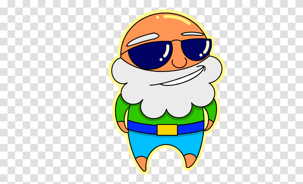 Angry Dwarf Stickers Messages Sticker 3 Cartoon, Sunglasses, Outdoors, Nature, Snow Transparent Png