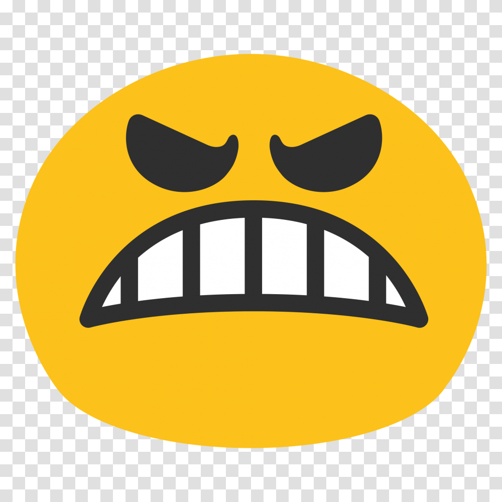 Angry Emoji Background Mad Clipart Background, Label, Text, Logo, Symbol Transparent Png