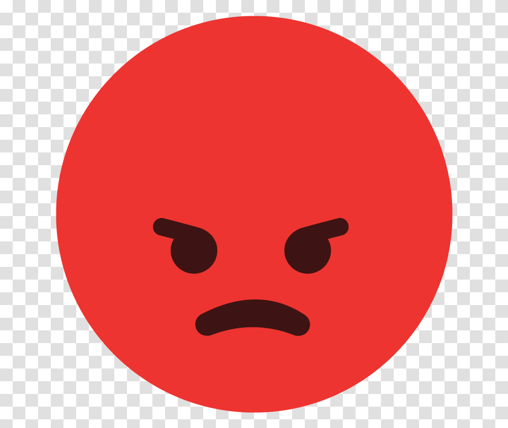 Angry Emoji Circle, Pac Man, Face Transparent Png