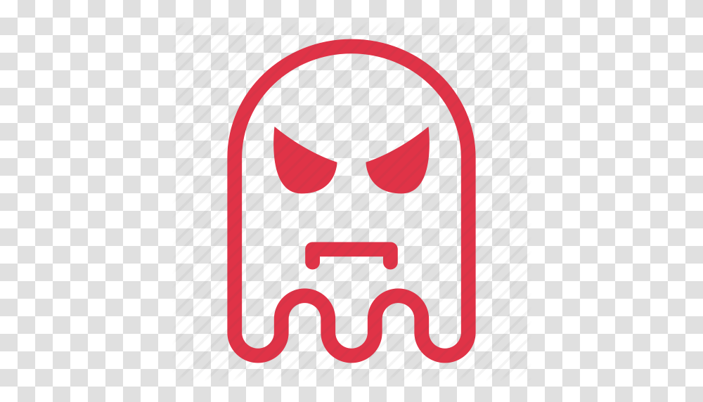 Angry Emoji Emoticon Ghost Icon, Label, Heart Transparent Png