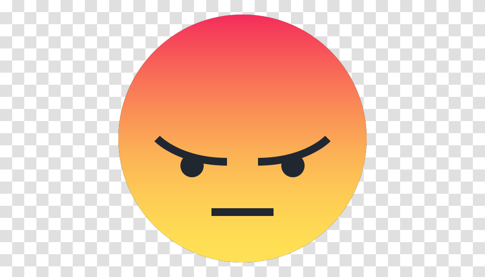 Angry Emoji Emoticon Reaction Sad Icon, Outdoors, Nature, Balloon, Label Transparent Png