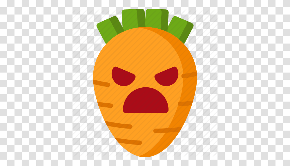 Angry Emoji Emotion Expression Face Feeling Icon, Plant, Food, Road Sign Transparent Png