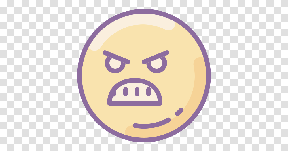 Angry Emoji Icon Free Download And Vector Circle, Label, Text, Interior Design, Logo Transparent Png
