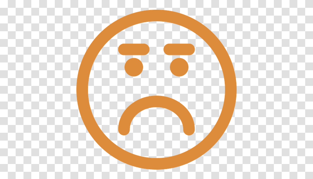 Angry Emoji Icon Of Line Style Circle, Cup, Logo, Symbol, Trademark Transparent Png