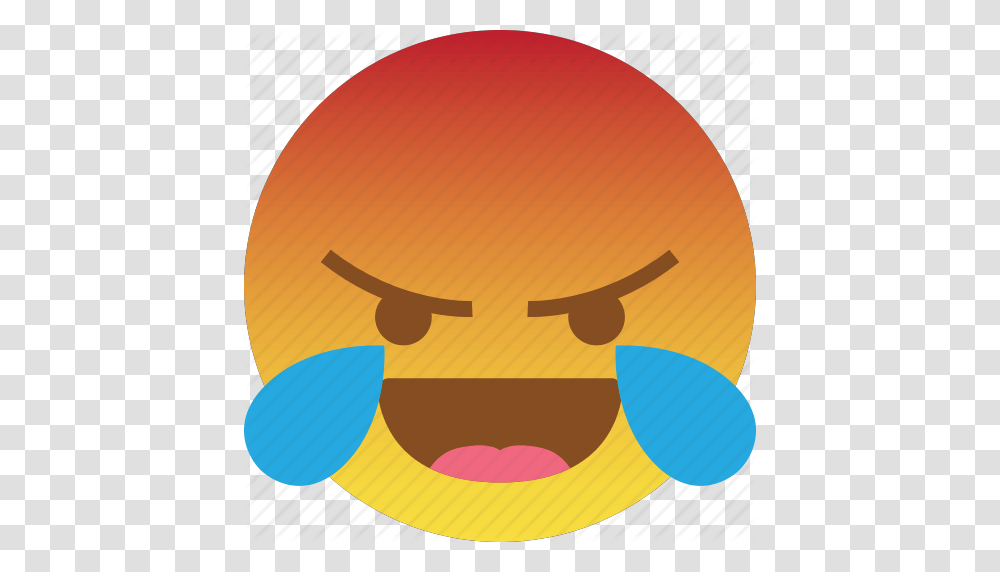 Angry Emoji Laugh Mad Rage React Taunt Icon, Balloon Transparent Png