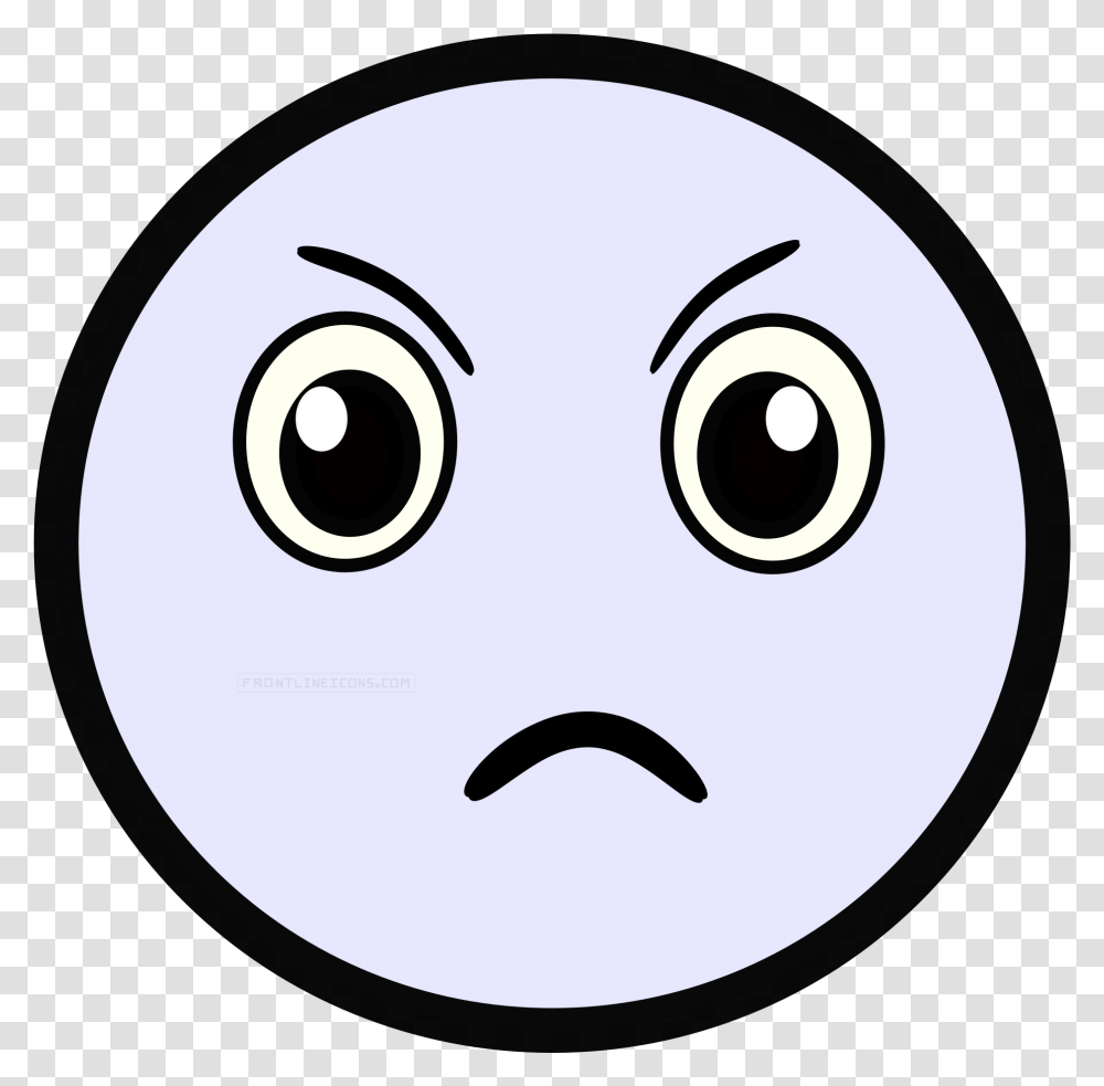 Angry Emoji Picture Smiley, Stencil, Disk, Mask, Sticker Transparent Png