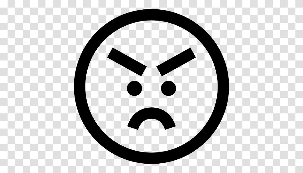Angry Emoticons Emoji Feelings Smileys Icon, Gray, World Of Warcraft Transparent Png