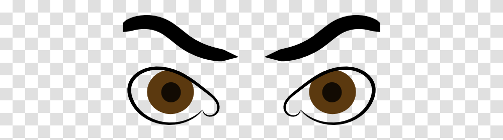 Angry Eyes Clipart, Stencil, Label Transparent Png