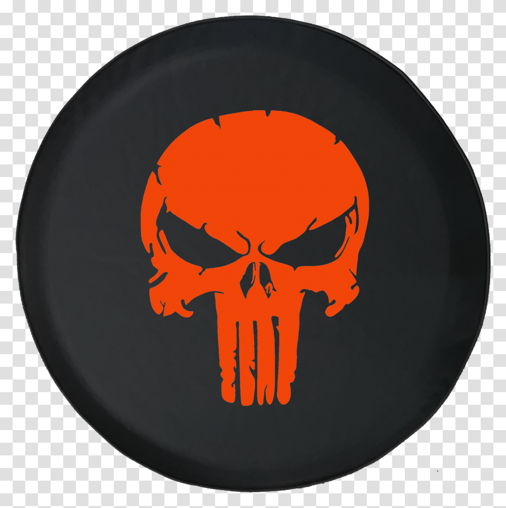 Angry Eyes Offroad Jeep Punisher Skull Sticker, Symbol, Logo, Label, Text Transparent Png