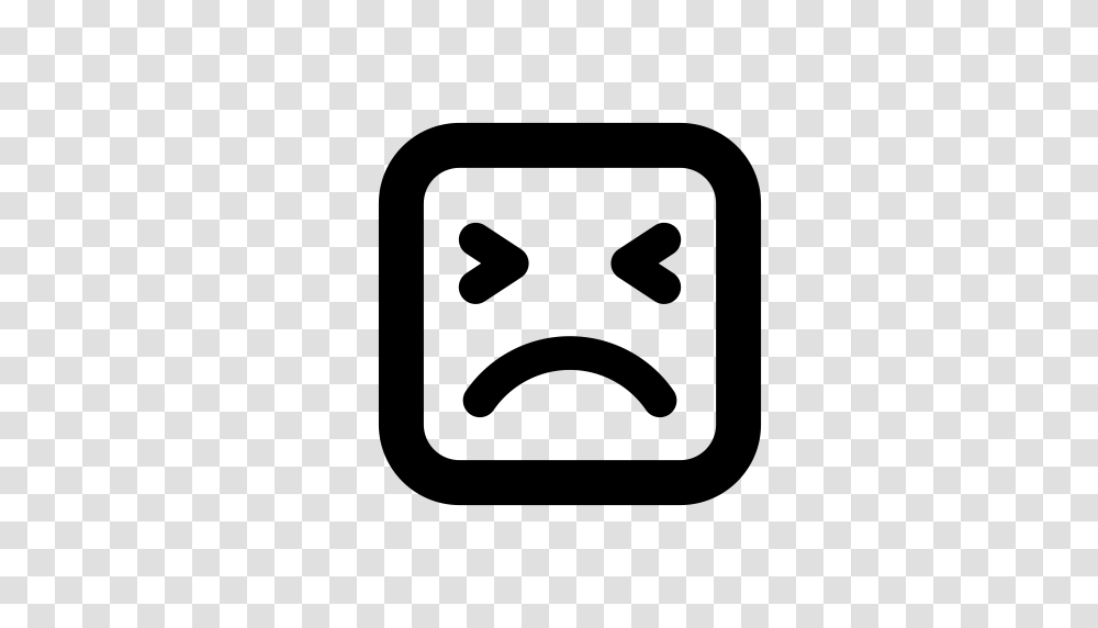 Angry Face Angry Face Angry Smiley Icon With And Vector, Gray, World Of Warcraft Transparent Png