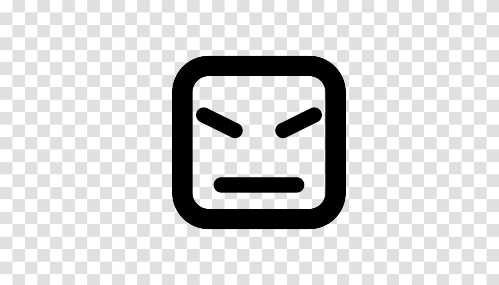 Angry Face Angry Face Baby Face Icon With And Vector Format, Gray, World Of Warcraft Transparent Png