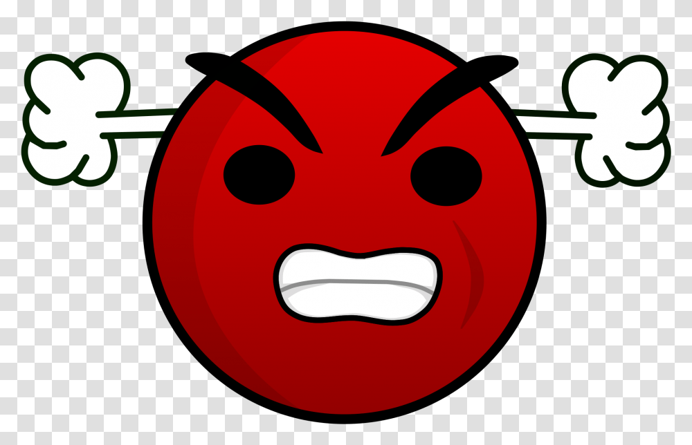 Angry Face Clipart Red Angry Face Emoticon, Bowling, Sport, Sports, Bowling Ball Transparent Png