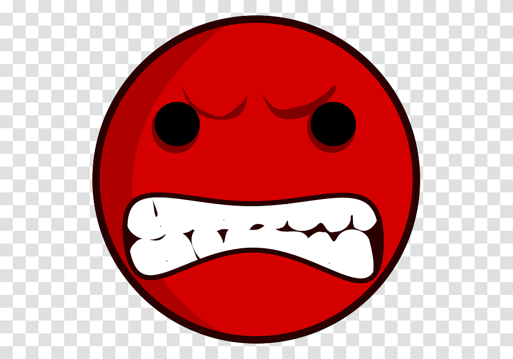 Angry Face Clipart, Teeth, Mouth, Pac Man Transparent Png
