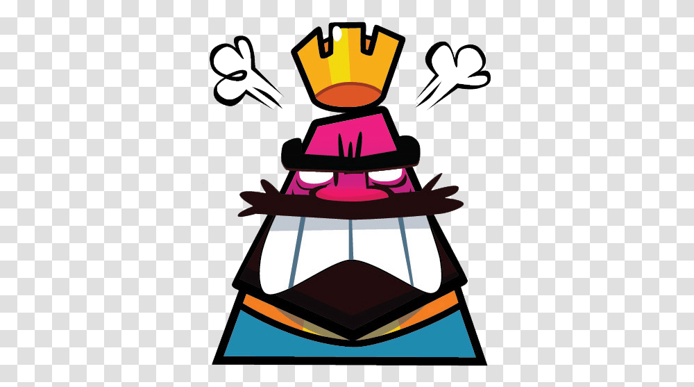 Angry Face Do Clash Royale Emotes 434x519 Clipart Clash Royale Stickers, Doodle, Drawing, Waiter, Pirate Transparent Png