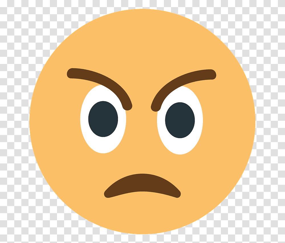 Angry Face Emoji Clipart 4k Emoji, Pac Man Transparent Png