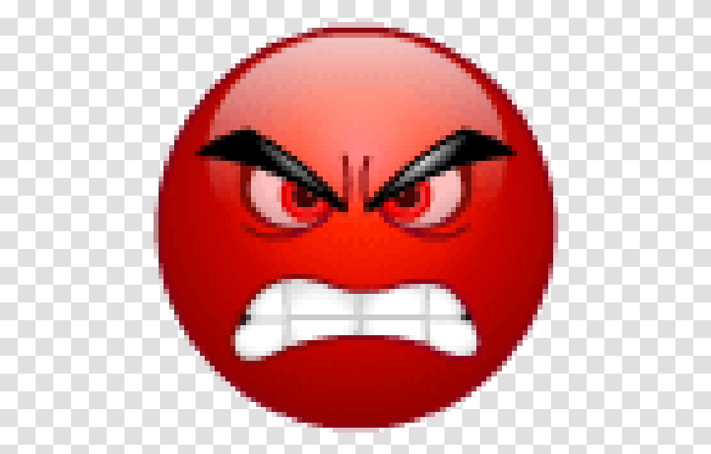 Angry Face Emoji Gif, Pac Man, Piercing Transparent Png