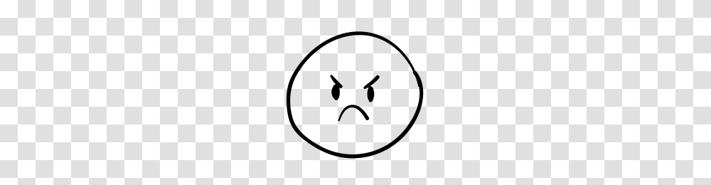 Angry Face Icons Noun Project, Gray, World Of Warcraft Transparent Png
