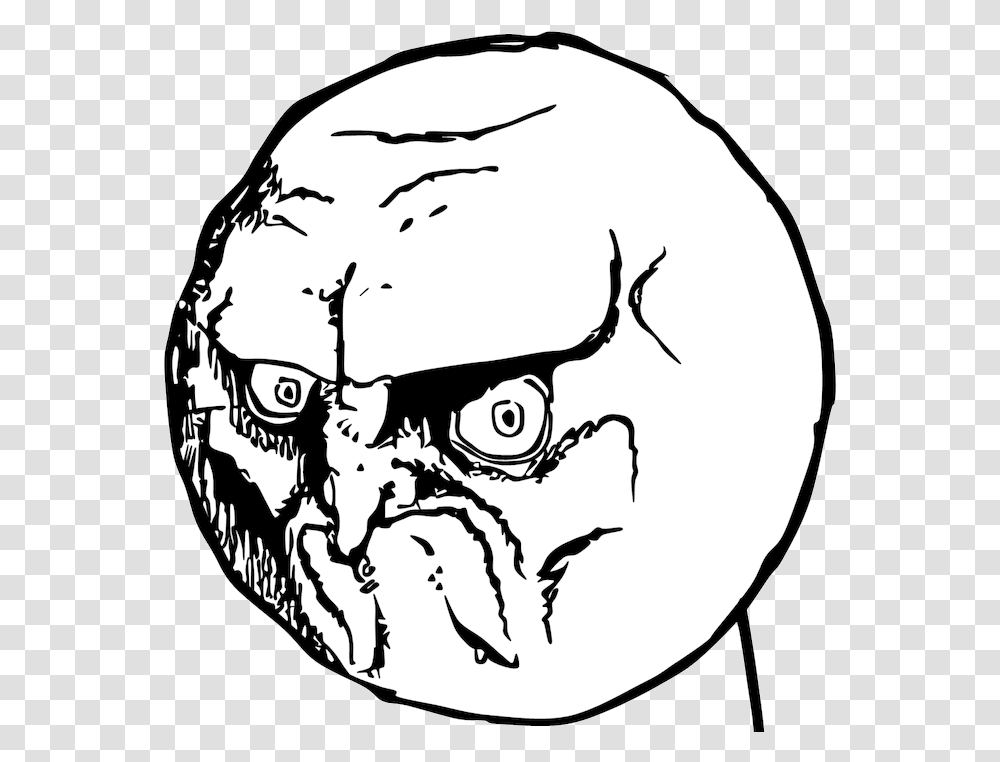 Angry Face Meme Image Icon Angry Troll Face, Head, Pillow, Cushion, Drawing Transparent Png