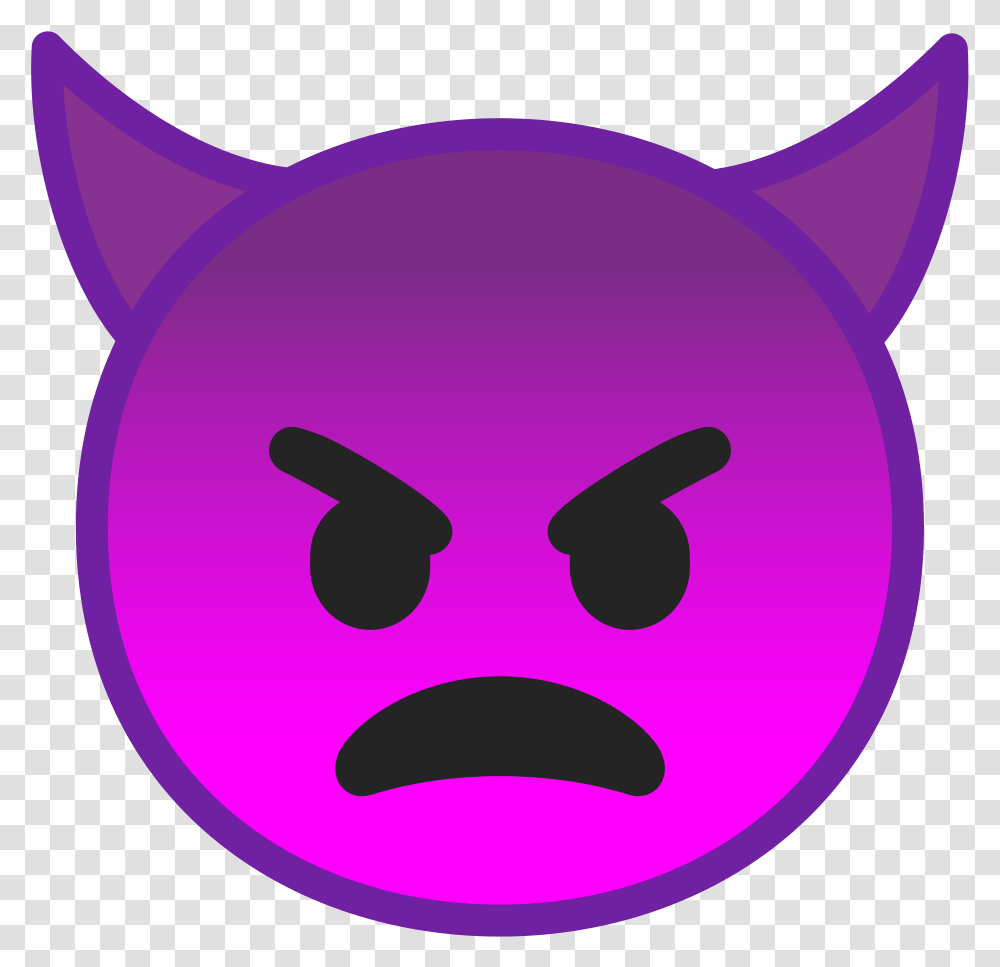 Angry Face With Horns Emoji, Symbol, Piggy Bank, Star Symbol, Pac Man Transparent Png