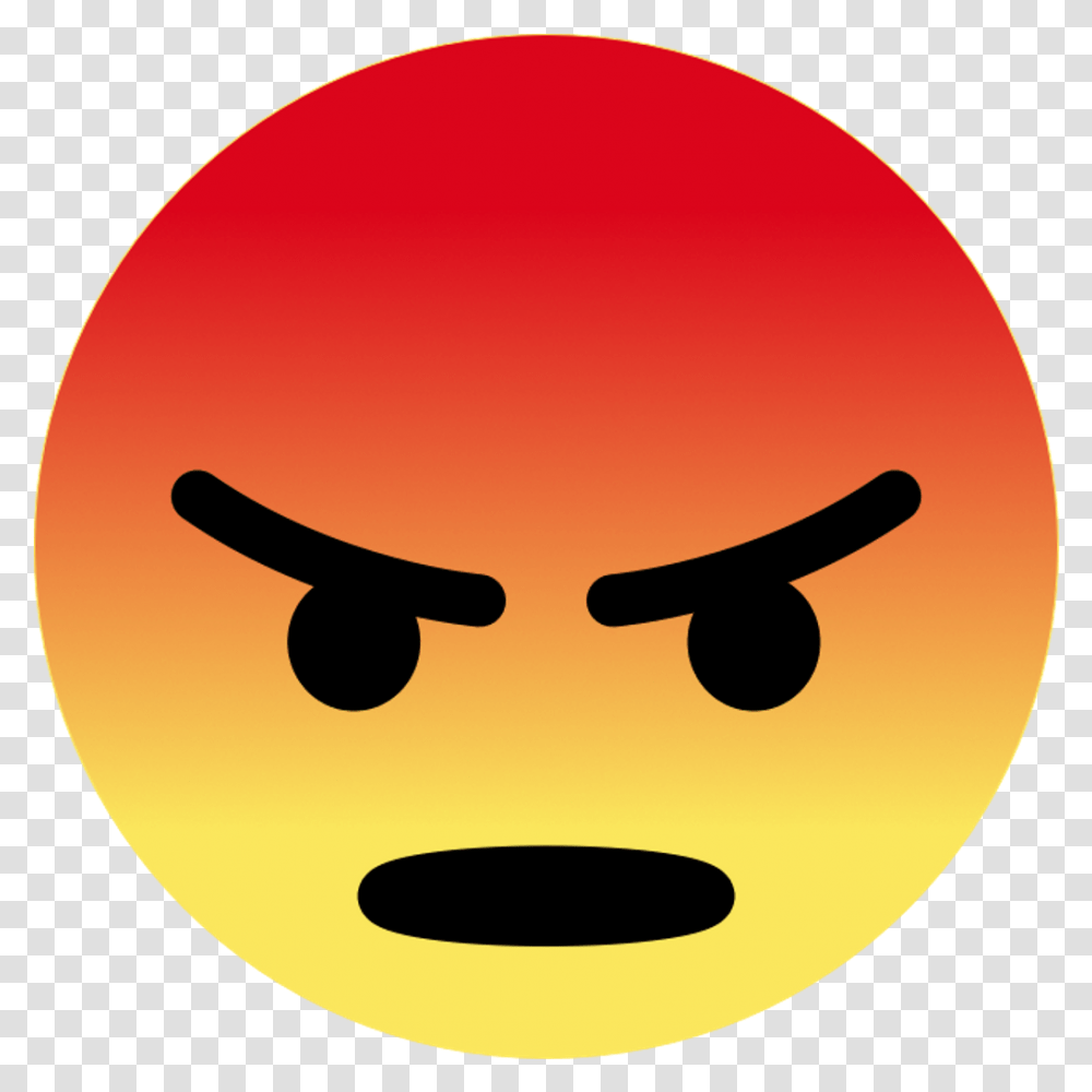 Angry Facebook Emoji 8 Image Surprised Background, Lamp, Label, Text, Pillow Transparent Png