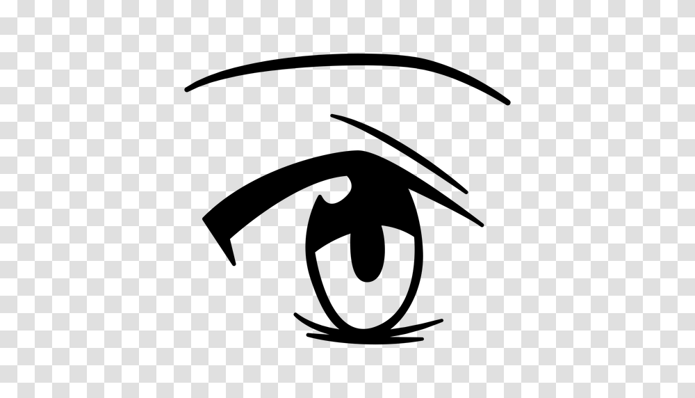 Angry Female Anime Eye Illustration, Gray, World Of Warcraft Transparent Png