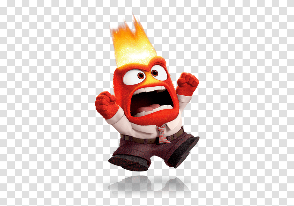 Angry Fire Anger Inside Out, Plush, Toy, Mascot, Super Mario Transparent Png