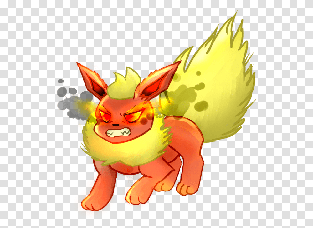 Angry Flareon Pokemon Flareon Angry Full Size, Toy, Graphics, Art, Animal Transparent Png