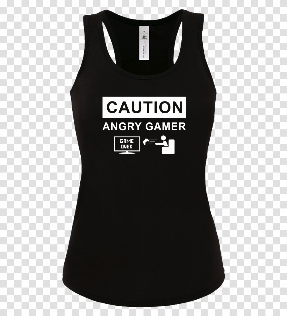 Angry Gamer Active Tank, Apparel, Tank Top, Mobile Phone Transparent Png