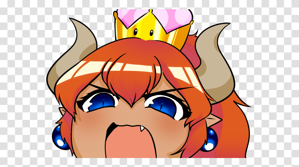 Angry Gay Noises Meme Angry Bowsette Noises, Mouth, Lip Transparent Png