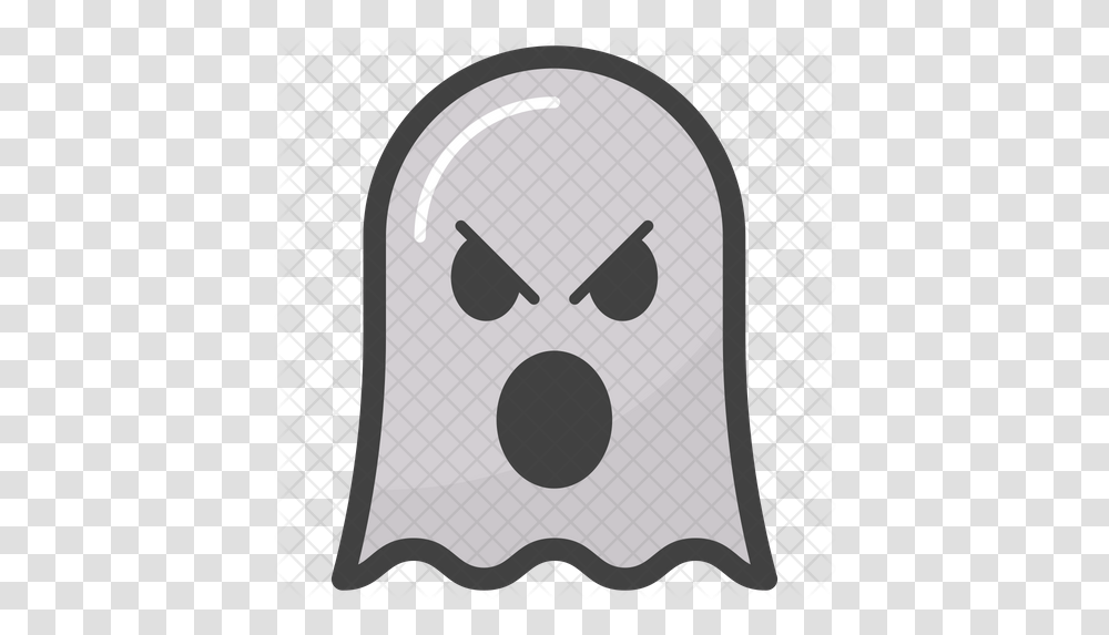 Angry Ghost Face Emoji Icon Of Colored Gwanghwamun Gate, Mouse, Hardware, Computer, Electronics Transparent Png