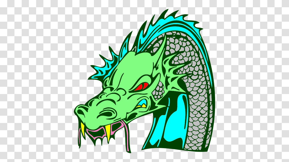 Angry Green Dragon, Path Transparent Png