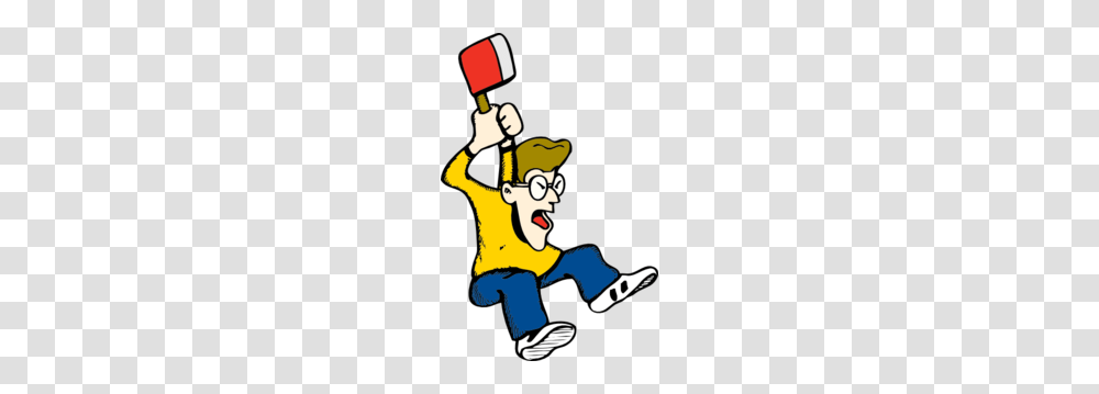 Angry Guy With Axe Cartoon Jumping Clip Art, Leisure Activities Transparent Png