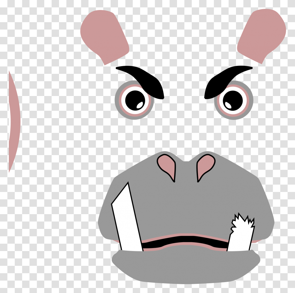 Angry Hippo Icons, Mammal, Animal, Pig, Cattle Transparent Png