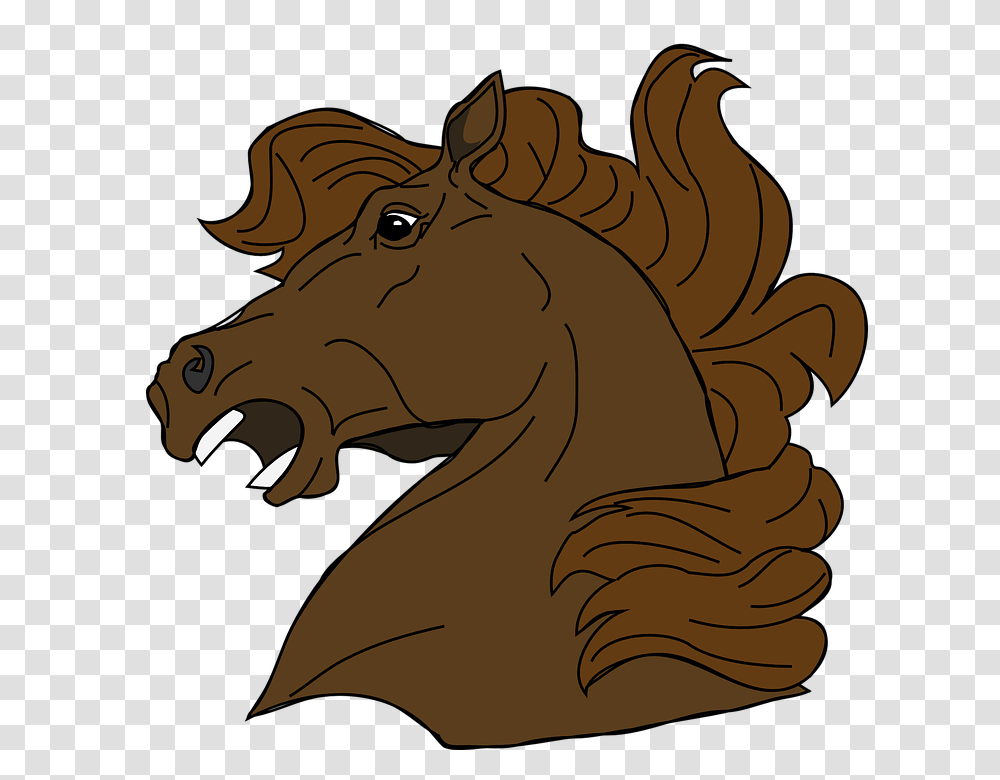 Angry Horse Svg Clip Art For Web Angry Horse Head, Lion, Wildlife, Mammal, Animal Transparent Png