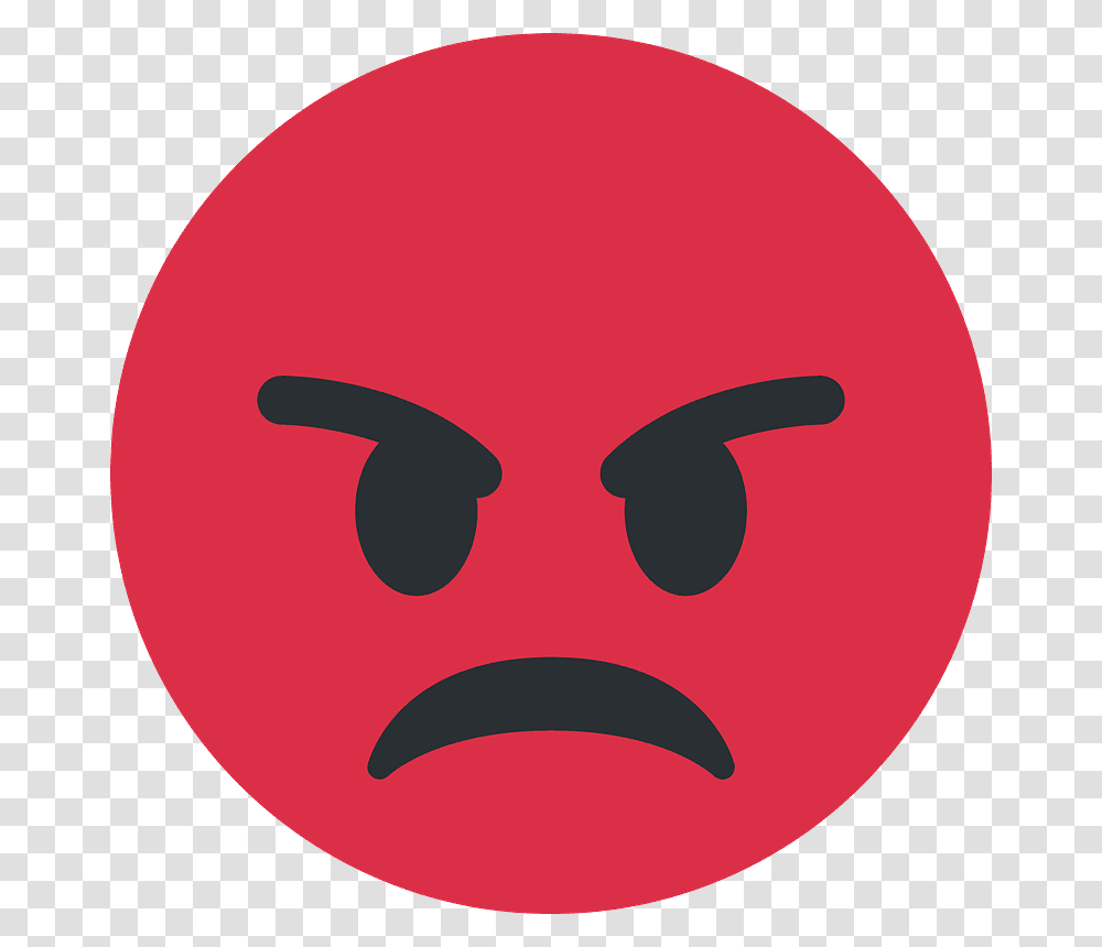 Angry Icon Of Flat Style Available In Svg Eps Ai Angry Emoji, Logo, Symbol, Trademark, Face Transparent Png