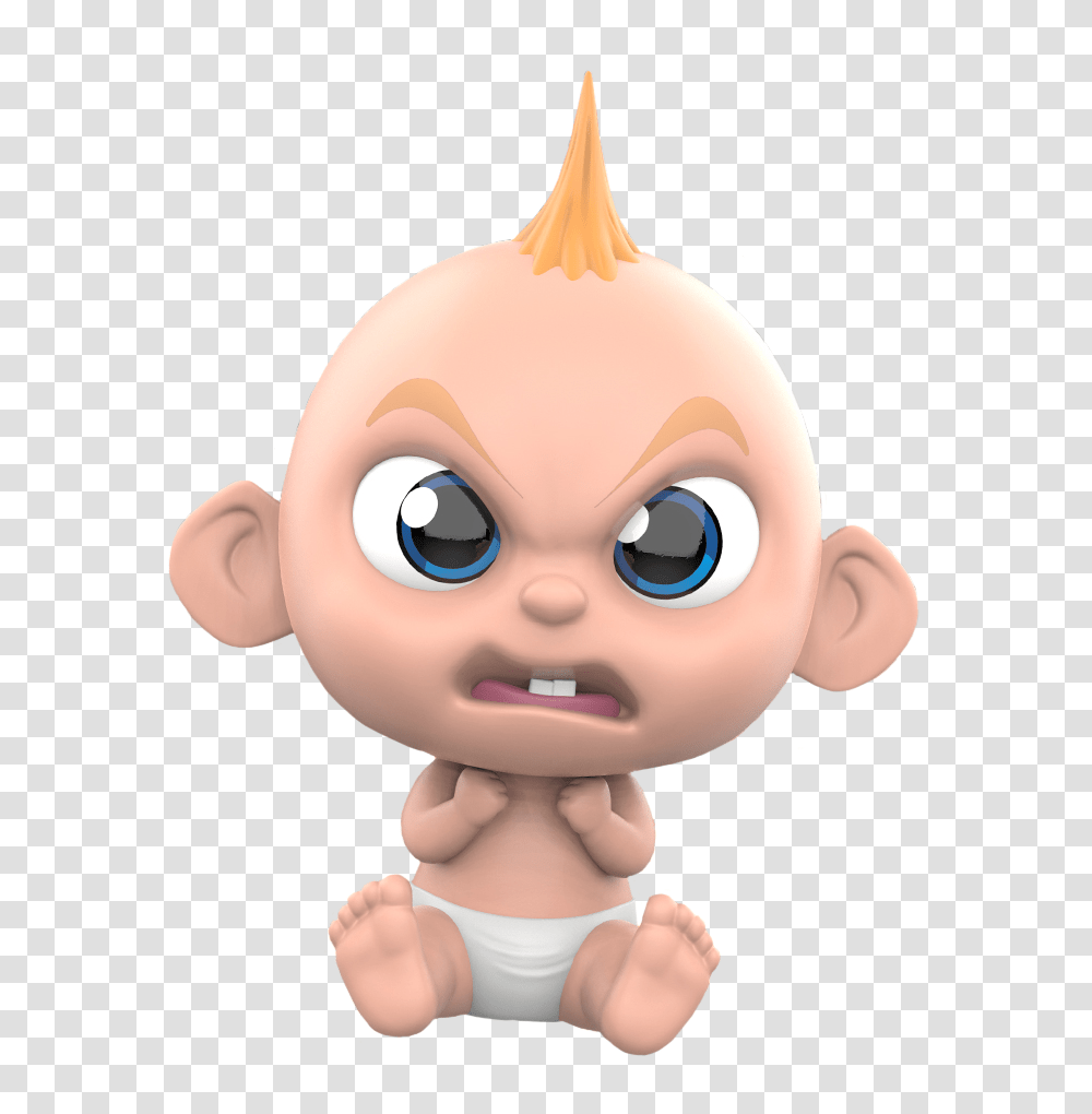 Angry Jack Jack Jack The Incredibles Mad, Doll, Toy, Diaper, Head Transparent Png