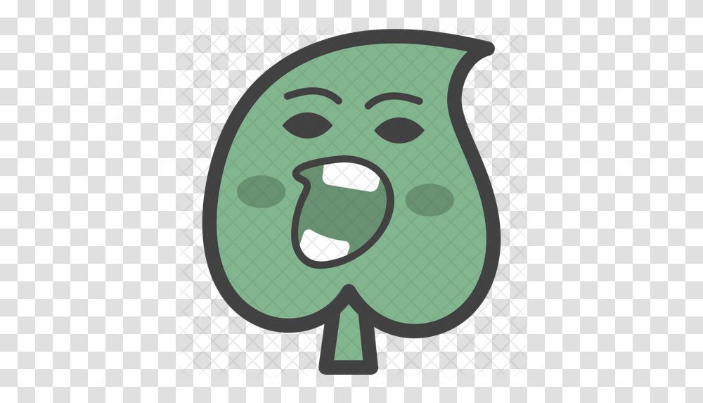 Angry Leaf Emoji Icon Of Colored Happy, Brick, Label, Text Transparent Png