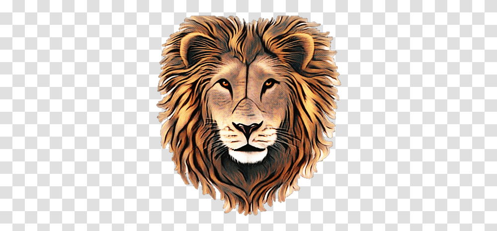 Angry Lion Lion Roar Sticker By Kat The Cat Lion Roaring Lion Head, Tiger, Wildlife, Mammal, Animal Transparent Png