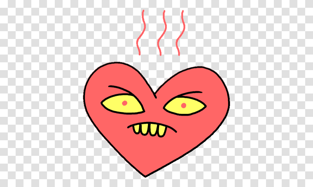 Angry Love Gif Animated, Heart, Mask Transparent Png