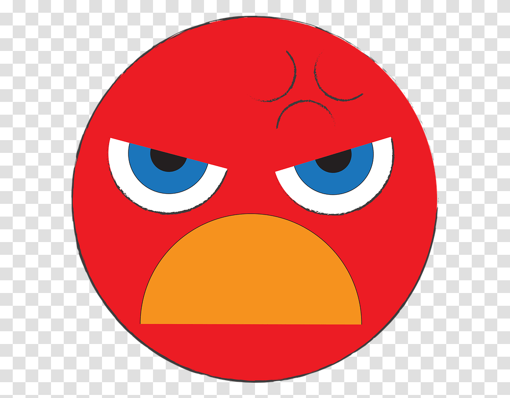 Angry Mad Emoticon Cartoon, Angry Birds Transparent Png