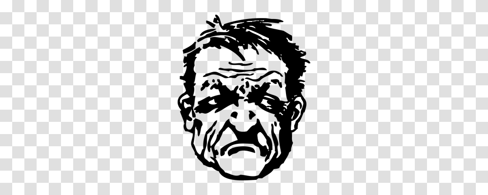 Angry Man Person, Head Transparent Png