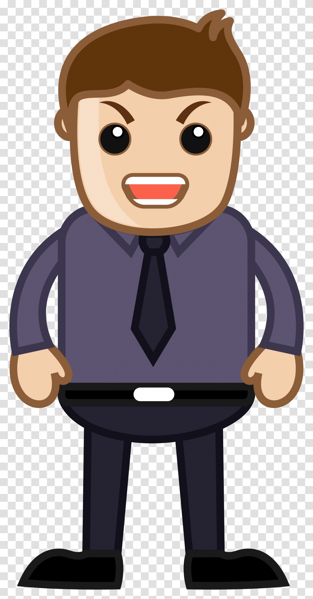 Angry Man Angry Man Office Corporate Cartoon People Angry Cartoon Person, Toy, Drawing, Doodle, Performer Transparent Png