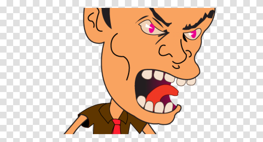 Angry Man Clipart, Face, Eating, Food, Plant Transparent Png