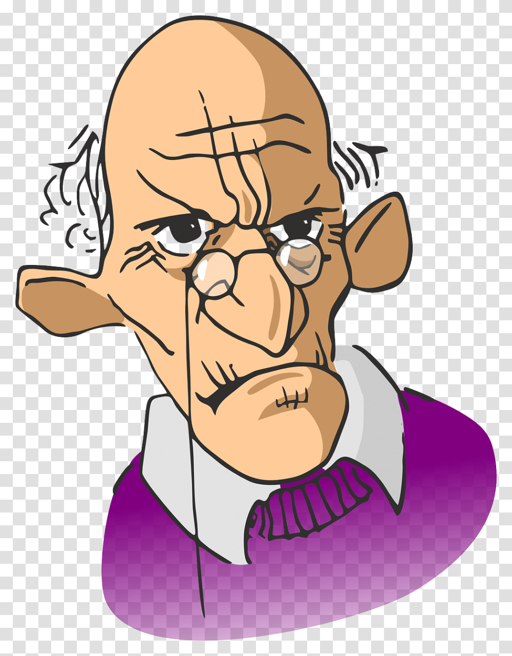 Angry Man, Face, Person, Head Transparent Png
