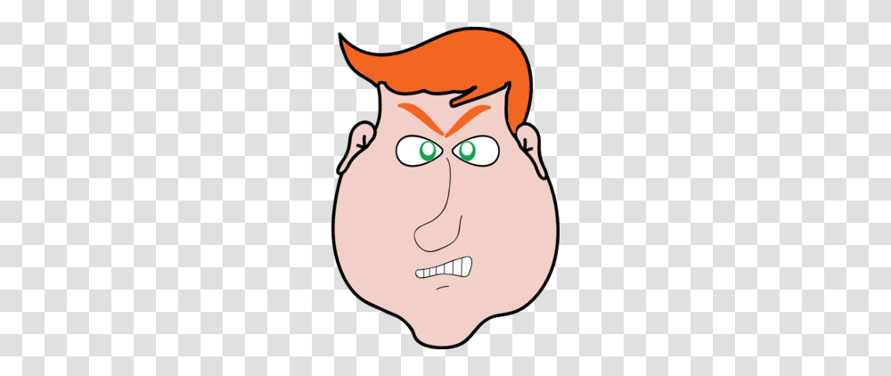 Angry Man Orange Hair Clipart, Ear, Angry Birds Transparent Png