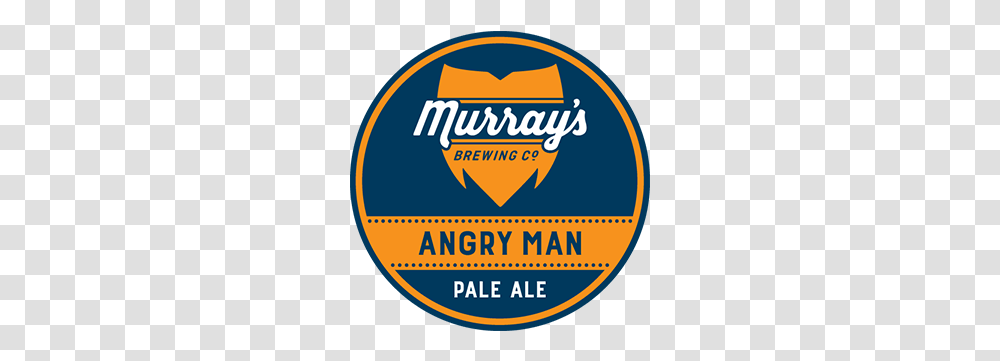 Angry Man Pale Ale The Crafty Pint Brewery Angry Man, Label, Text, Logo, Symbol Transparent Png