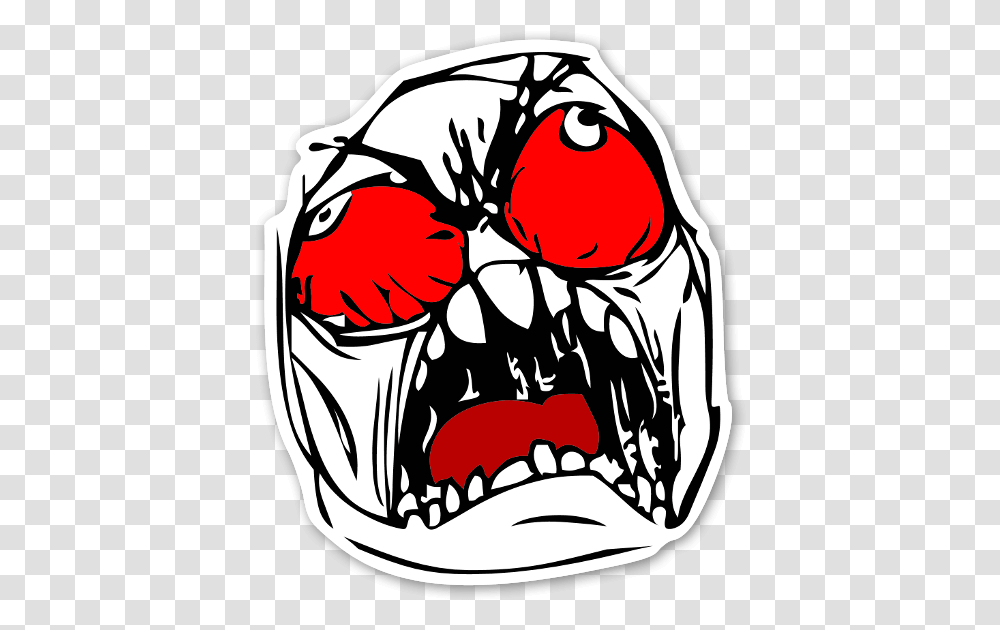 Angry Meme Face Rage Face Meme, Food, Plant, Symbol, Hand Transparent Png