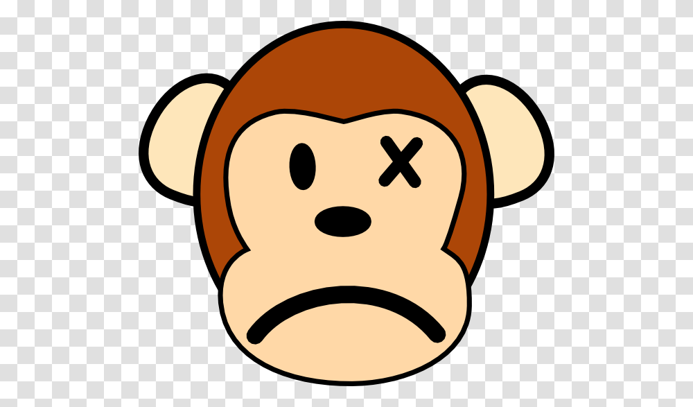 Angry Monkey Clip Art Free Vector, Cookie, Food, Bread, Plush Transparent Png