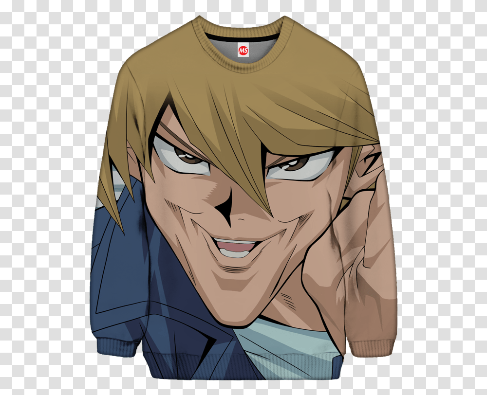Angry Mouth Angry Joey Sweatshirt Yu Gi Oh Face Meme He Don T Scare Me None, Comics, Book, Clothing, Apparel Transparent Png